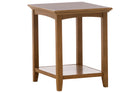 McKenzie Pecan Side Table